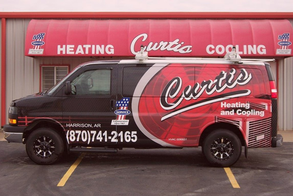 Curtis Heating & Cooling Van
